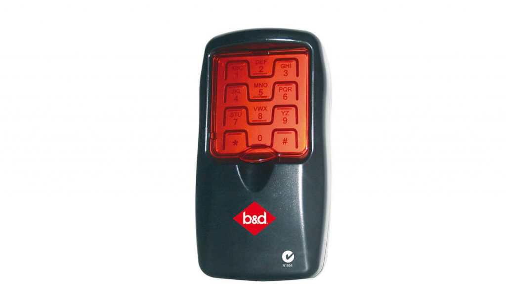 keyless entry keypad